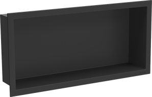 Mexen X-Wall-R Einbauregal mit Flansch 45 x 20 cm, Schwarz - 1970452010