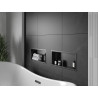 Mexen X-Wall-R Nischenablage mit Flansch 45 x 20 cm, schwarz - 1970452010