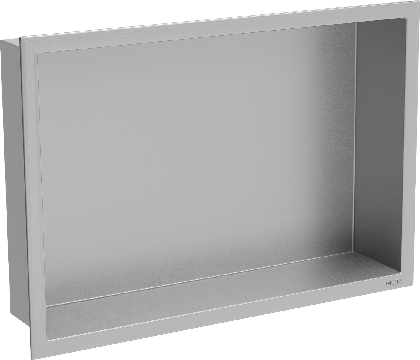 Mexen X-Wall-R Einbauregal mit Flansch 45 x 30 cm, inox - 1910453010