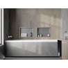 Mexen X-Wall-R Nischenregal mit Flansch 45 x 30 cm, Inox - 1910453010