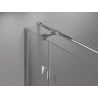 Mexen Mist-H T Duschkabine, schwenkbar, links, 105 x 100 cm, transparent, Chrom - 8A5T-105-100-01-00-L