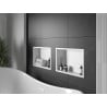 Mexen X-Wall-R Nischeregal mit Flansch 45 x 30 cm, weiß - 1920453010