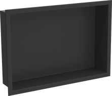 Mexen X-Wall-R Einbauregal mit Flansch 45 x 30 cm, Schwarz - 1970453010