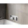 Mexen X-Wall-R Nischenregal mit Flansch 60 x 20 cm, Inox - 1910602010