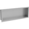 Mexen X-Wall-R Nischenregal mit Flansch 60 x 20 cm, Inox - 1910602010