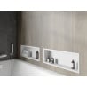 Mexen X-Wall-R Nischenregal mit Flansch 60 x 20 cm, weiß - 1920602010