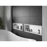 Mexen X-Wall-R Nischenregal mit Flansch 60 x 20 cm, weiß - 1920602010