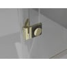 Mexen Mist-H Duo Duschkabine, schwenkbar, links, 110 x 75 cm, transparent, gold - 8A5-110L-075P-50-00
