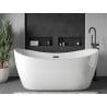 Mexen X-Wall-R Nischenregal mit Flansch 60 x 20 cm, schwarz - 1970602010