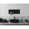 Mexen X-Wall-R Nischenregal mit Flansch 60 x 20 cm, schwarz - 1970602010
