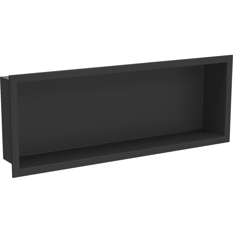 Mexen X-Wall-R Nischenregal mit Flansch 60 x 20 cm, schwarz - 1970602010