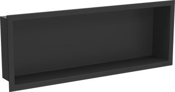 Mexen X-Wall-R Nischenregal mit Flansch 60 x 20 cm, schwarz - 1970602010