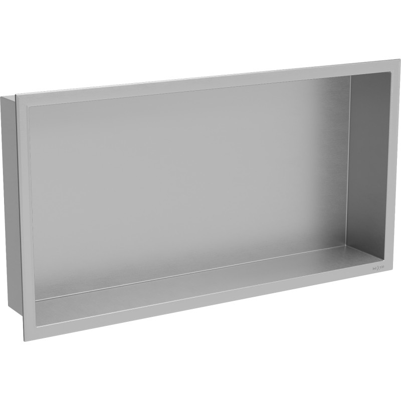 Mexen X-Wall-R Nischenregal mit Kragen 60 x 30 cm, Inox - 1910603010