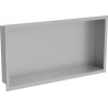 Mexen X-Wall-R Nischeneinbauregal mit Flansch 60 x 30 cm, Inox - 1910603010
