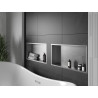 Mexen X-Wall-R Nischeneinbauregal mit Flansch 60 x 30 cm, Inox - 1910603010
