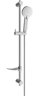 Mexen DF40 schiebbares Duschset, Graphit - 785404582-66