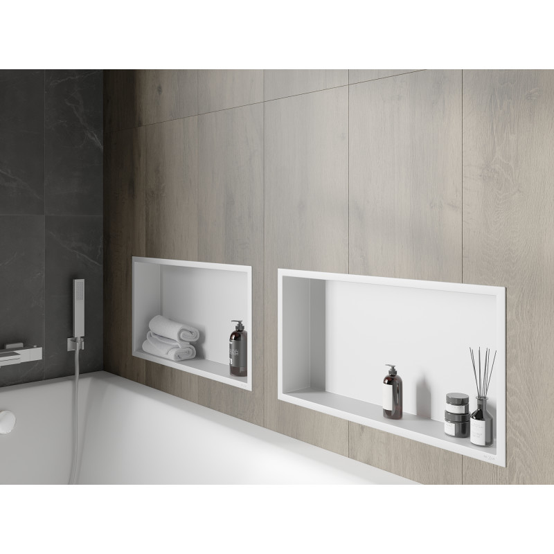 Mexen X-Wall-R Nischenregal mit Kragen 60 x 30 cm, weiß - 1920603010