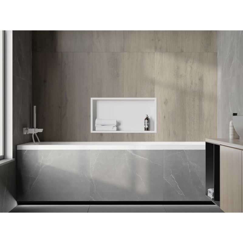 Mexen X-Wall-R Nischenregal mit Kragen 60 x 30 cm, weiß - 1920603010