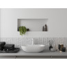 Mexen X-Wall-R Nischenregal mit Kragen 60 x 30 cm, weiß - 1920603010