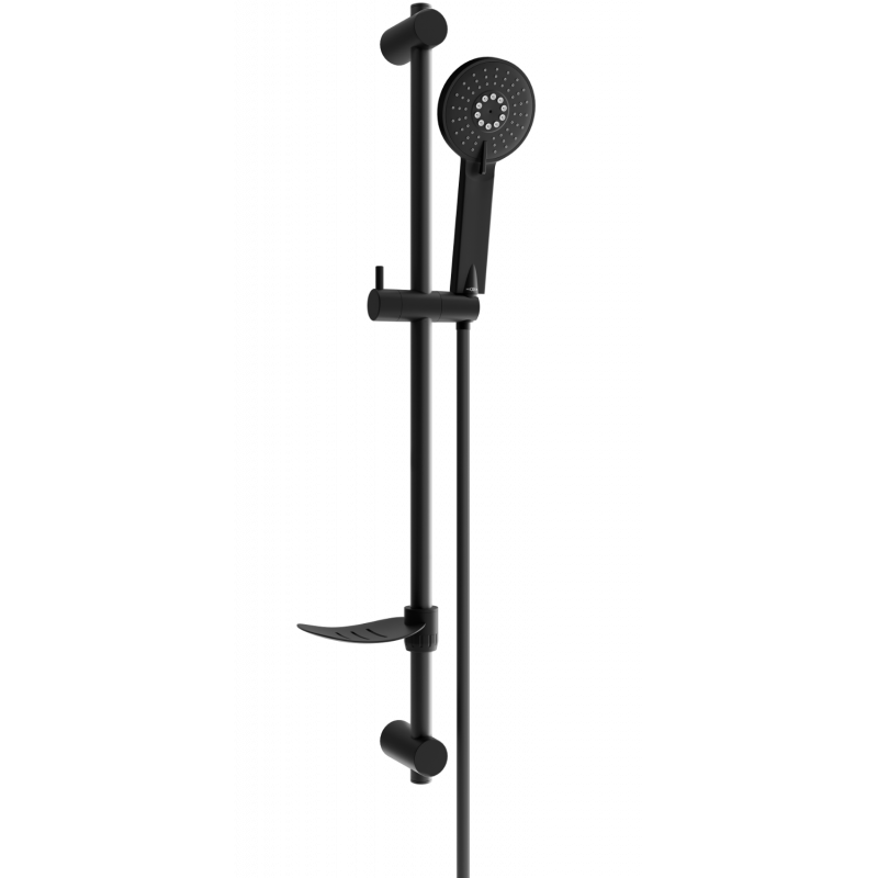 Mexen DF40 verstellbares schwarzes Duschset - 785404582-70