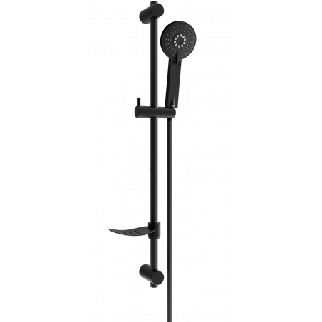 Mexen DF40 verstellbares schwarzes Duschset - 785404582-70