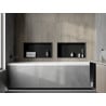 Mexen X-Wall-R Nischenregal mit Flansch 60 x 30 cm, schwarz - 1970603010