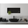 Mexen X-Wall-R Nischenregal mit Kragen 60 x 30 cm, schwarz - 1970603010