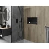 Mexen X-Wall-R Nischenregal mit Flansch 60 x 30 cm, schwarz - 1970603010