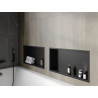 Mexen X-Wall-R Nischenregal mit Kragen 60 x 30 cm, schwarz - 1970603010