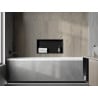 Mexen X-Wall-R Nischenregal mit Flansch 60 x 30 cm, schwarz - 1970603010