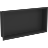 Mexen X-Wall-R Nischenregal mit Flansch 60 x 30 cm, schwarz - 1970603010