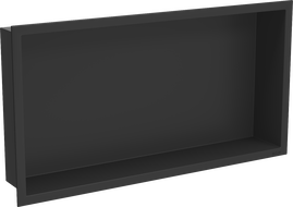 Mexen X-Wall-R Einbauregal mit Flansch 60 x 30 cm, Schwarz - 1970603010
