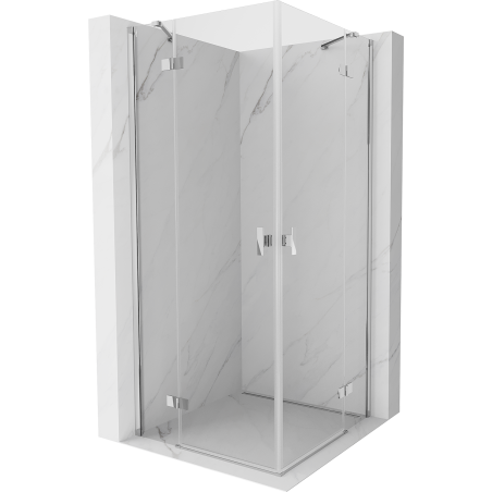 Mexen Mist-H Duo Duschkabine schwenkbar 120 x 120 cm, transparent, Chrom - 8A5-120L-120P-01-00