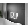 Mexen X-Wall-R Nischenregal mit Rahmen und Regal 60 x 30 cm, weiß - 1920603010S
