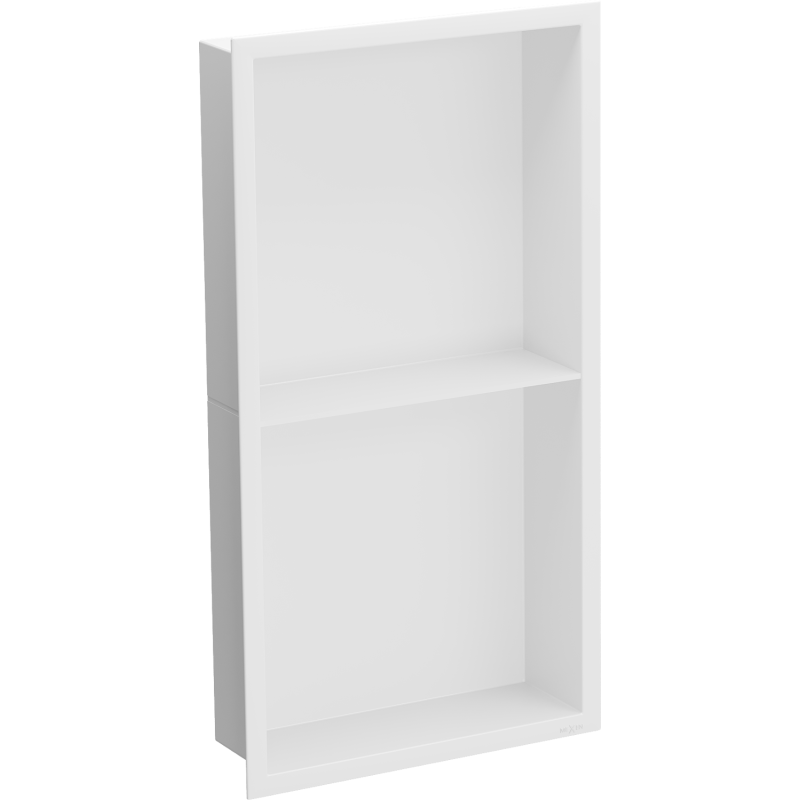 Mexen X-Wall-R Nischenregal mit Rahmen und Regal 60 x 30 cm, weiß - 1920603010S