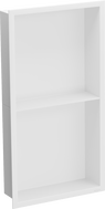 Mexen X-Wall-R Nischenregal mit Flansch und Regal 60 x 30 cm, weiß - 1920603010S