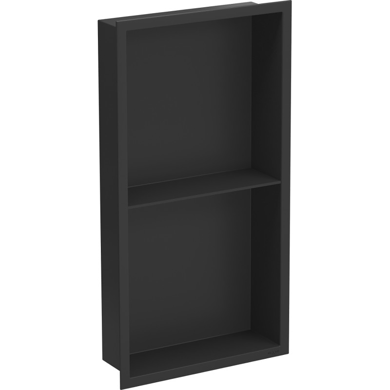 Mexen X-Wall-R Wandeinbauregale mit Einfassungen und Regal 60 x 30 cm, schwarz - 1970603010S