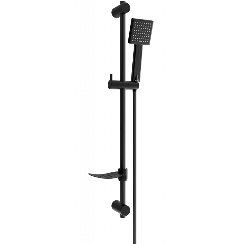 Mexen DF45 Schiebe-Dusch-Set, Schwarz - 785454582-70