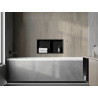 Mexen X-Wall-R Nischenregal mit Flansch und Ablage 60 x 30 cm, schwarz - 1970603010S
