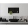 Mexen X-Wall-R Nischenregal mit Flansch und Ablage 60 x 30 cm, schwarz - 1970603010S