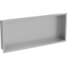 Mexen X-Wall-R Einbauwandregal mit Flansch 75 x 30 cm, Inox - 1910753010