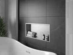 Mexen X-Wall-R Regalnische mit Flansch 75 x 30 cm, Inox - 1910753010