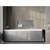Mexen X-Wall-R Nischenablage mit Flansch 75 x 30 cm, Inox - 1910753010
