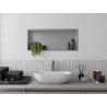 Mexen X-Wall-R Nischenablage mit Flansch 75 x 30 cm, Inox - 1910753010