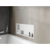 Mexen X-Wall-R Nischenregal mit Rand 75 x 30 cm, weiß - 1920753010