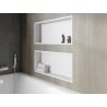 Mexen X-Wall-R Nischenregal mit Flansch 75 x 30 cm, weiß - 1920753010
