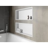 Mexen X-Wall-R Nischenregal mit Rand 75 x 30 cm, weiß - 1920753010