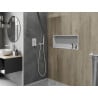Mexen X-Wall-R Nischenregal mit Flansch 75 x 30 cm, weiß - 1920753010