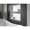 Mexen X-Wall-R Nischenregal mit Flansch 75 x 30 cm, weiß - 1920753010