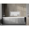 Mexen X-Wall-R Nischenregal mit Flansch 75 x 30 cm, weiß - 1920753010